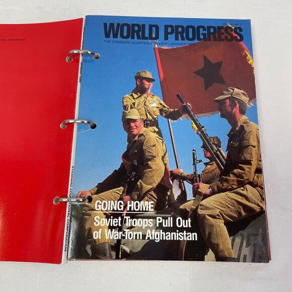 Vintage 1988 World Progress Yearbook Binder Spring Winter Summer Fall Collection - Picture 4 of 6